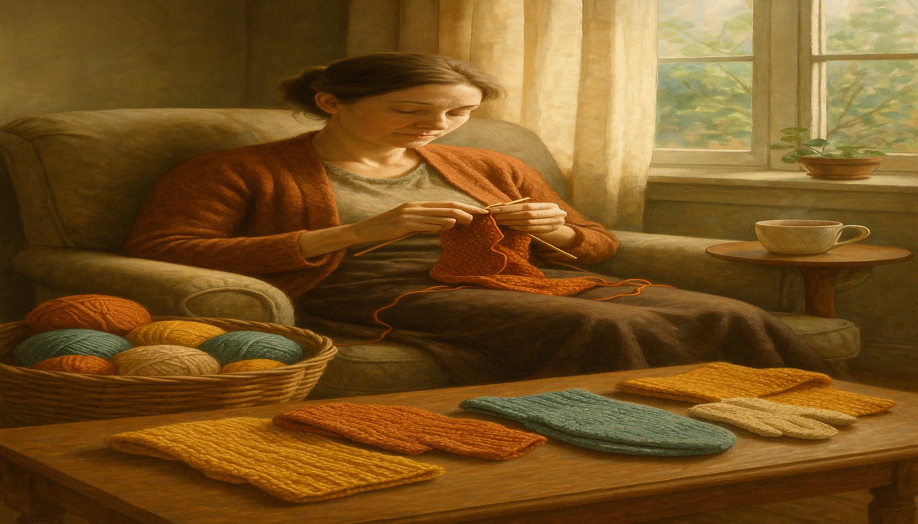 Therapeutic Knitting Boost Mental Health Well-being with Tricô