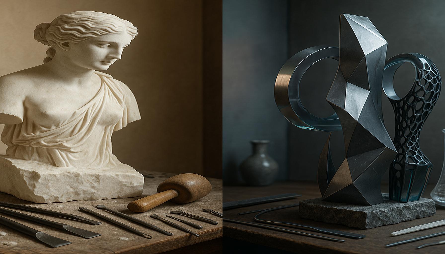 The evolution of sculpture: traditional versus modern techniques